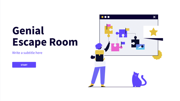 Video Game Breakout Genially Templates